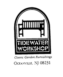 TIDEWATER WORKSHOP CLASSIC GARDEN FURNISHINGS OCEANVILLE, NJ 08231 logo