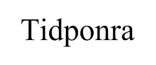 TIDPONRA logo