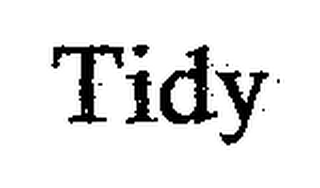 TIDY logo
