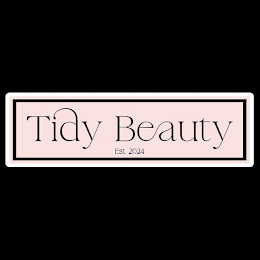 TIDY BEAUTY EST. 2024 logo