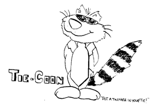 TIE-COON "PUT A TWINKLE IN YOUR TIE!" logo