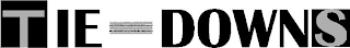TIE-DOWNS logo