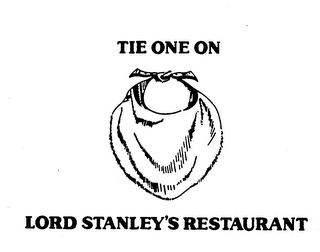 TIE ONE ON LORD STANLEY'S RESTAURANT logo