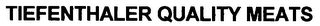 TIEFENTHALER QUALITY MEATS logo