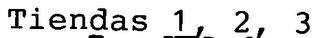 TIENDAS 1 2, 3 logo
