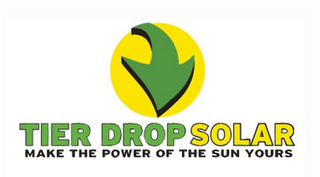 TIER DROP SOLAR MAKE THE POWER OF THE SUN YOURS logo