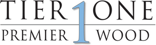 TIER ONE 1 PREMIER WOOD logo