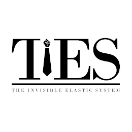 TIES THE INVISIBLE ELASTIC SYSTEM logo