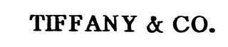 TIFFANY & CO. logo