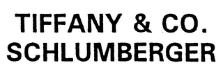 TIFFANY & CO. SCHLUMBERGER logo