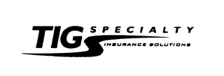 TIG SPECIALTY INSURANCE SOLUTIONS logo