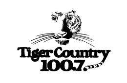 TIGER COUNTRY 100.7 logo