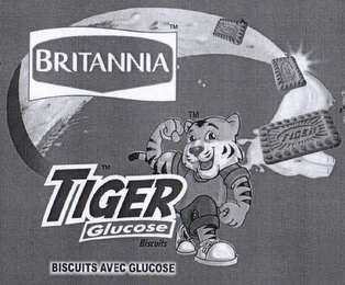 TIGER; GLUCOSE; BISCUITS logo