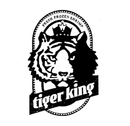 TIGER KING FRESH FROZEN SHRIMP logo