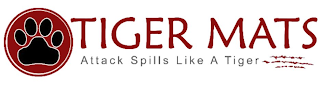 TIGER MATS ATTACK SPILLS LIKE A TIGER logo