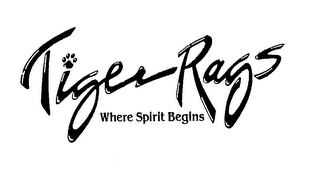 TIGER RAGS WHERE SPIRIT BEGINS logo