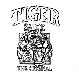 TIGER SAUCE THE ORIGINAL logo