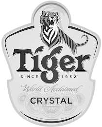 TIGER SINCE 1932 WORLD ACCLAIMED CRYSTAL logo