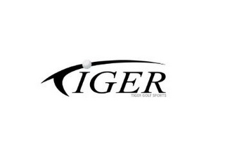 TIGER TIGER GOLF SPORTS logo