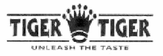 TIGER TIGER UNLEASH THE TASTE logo