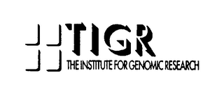 TIGR THE INSTITUTE FOR GENOMIC RESEARCH logo