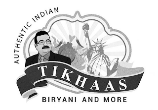 TIKHAAS AUTHENTIC INDIAN BIRYANI AND MORE logo