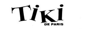 TIKI DE PARIS logo