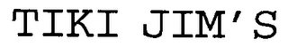 TIKI JIM'S logo