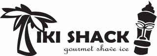 TIKI SHACK GOURMET SHAVE ICE logo
