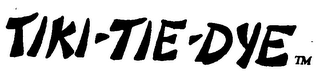 TIKI-TIE-DYE logo