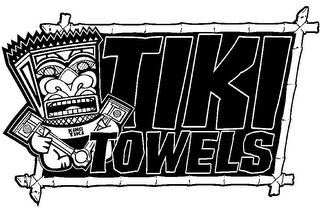 TIKI TOWELS KING TIKI logo