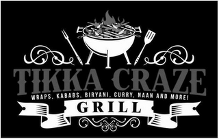 TIKKA CRAZE GRILL WRAPS, KABABS, BIRYANI, CURRY, NAAN AND MORE! logo
