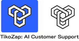 TIKOZAP: AI CUSTOMER SUPPORT. logo
