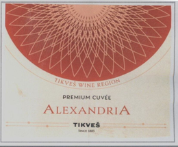 TIKVEŠ WINE REGION PREMIUM CUVÉE ALEXANDRIA TIKVEŠ SINCE 1885 logo
