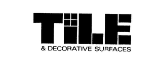 TILE & DECORATIVE SURFACES logo
