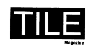 TILE MAGAZINE logo