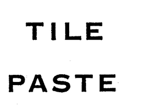 TILE PASTE logo