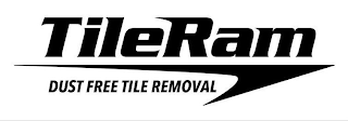 TILERAM DUST FREE TILE REMOVAL logo