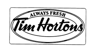 TIM HORTONS ALWAYS FRESH logo