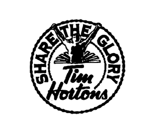 TIM HORTONS SHARE THE GLORY logo