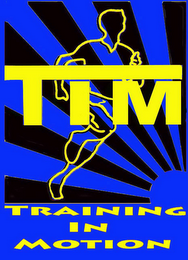 TIM TRAINING IN MOTION logo
