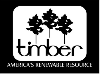 TIMBER AMERICA'S RENEWABLE RESOURCE logo