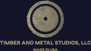 TIMBER AND METAL STUDIOS, LLC MADE IN USA logo