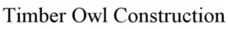 TIMBER OWL CONSTRUCTION logo