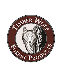 TIMBER WOLF FOREST PRODUCTS logo
