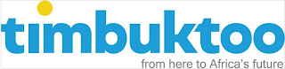 TIMBUKTOO FROM HERE TO AFRICA'S FUTURE logo