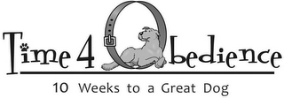 TIME 4 OBEDIENCE 10 WEEKS TO A GREAT DOG logo
