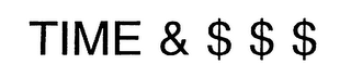 TIME & $ $ $ logo