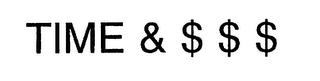 TIME & $$$ logo