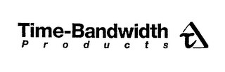 TIME-BANDWIDTH PRODUCTS logo